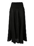 Long linen skirt