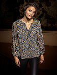Chiffon printed blouse